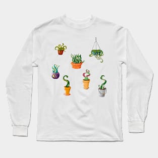 Octopod plants Long Sleeve T-Shirt